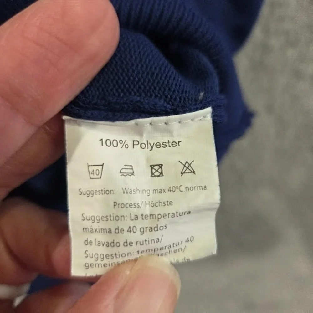 COOFANDY Men's Knit Henley Sweater Shirt Short Sleeve Blue 2XL Casual Button Tee